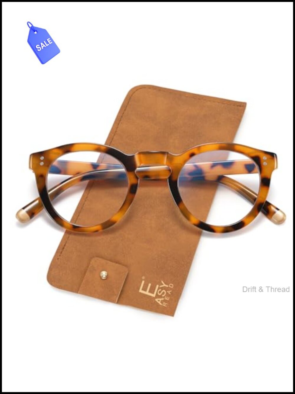 Round Blue Light Blocking Reading Glasses 2.5 Strength UV400 Readers Women